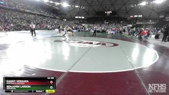 3A 165 lbs Cons. Round 5 - Benjamin Larson, Hermiston vs Danny Vergara, Marysville Pilchuck