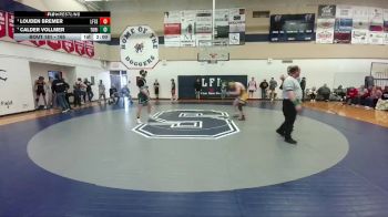 165 lbs Semifinal - Louden Bremer, Lingle-Ft. Laramie/Southeast vs Calder Vollmer, Tongue River