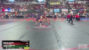 G - 107 lbs Cons. Round 4 - Randi Hardman, Big Sandy (Girls) vs Evelyn Arciga, Lockwood (Girls)