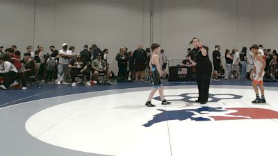 38 kg Champ. Rd Of 32 - Matthew Campos, SilvaBack Training Center vs Lynkoln Hammond, Midwest Regional Training Center