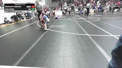 43 lbs Consi Of 4 - Brantley Okerson, Skiatook Youth Wrestling vs Liam Orrel, Berryhill Wrestling Club