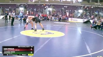 160 lbs Cons. Round 4 - Sam Persun, South Williamsport Area Hs vs Cayden Moss, Athens Area Hs