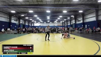 125 lbs Cons. Round 3 - Norm Poole, All In Wrestling Academy vs Garrett Clouse, Patriot WC