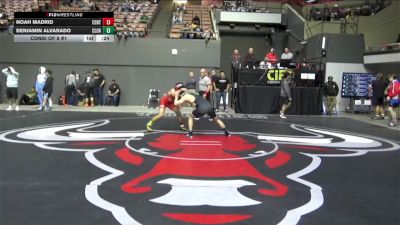 140 lbs Consi Of 8 #1 - Noah Madrid, Centennial vs Benjamin Alvarado, Clovis East