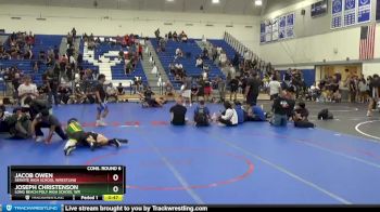 138 lbs Cons. Round 6 - Jacob Owen, Servite High School Wrestling vs Joseph Christenson, Long Beach Poly High School Wr