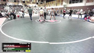 165 lbs Round 3 - Trevor Black, Temecula Valley Wrestling Club vs Jace Edwards, Carlsbad Legacy