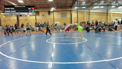 197 lbs Cons. Round 1 - Elijah Veal, Washington State University vs Daniel Mann, Providence (Mont.)