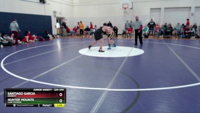 234-249 lbs Round 2 - Hunter Mounts, Lake Stevens vs Santiago Garcia, Everett