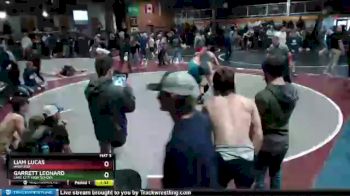 160 lbs Cons. Round 2 - Liam Lucas, Hanford vs Garrett Leonard, Lake City High School