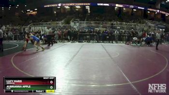 135 lbs Quarterfinal - Aubrianna Apple, Clay vs Lucy Maris, Satellite