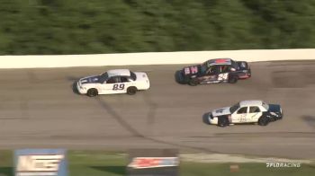 Three Wide Crown Vic Finish at Winchester Speedway