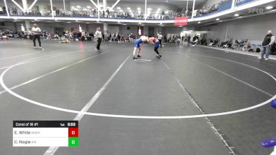 141 lbs Consi Of 16 #1 - Elijah White, American University vs Carter Nogle, Air Force Academy