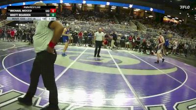 215 1A Quarterfinal - Brett Bearden, The Bolles School vs Michael Mocco, Cardinal Gibbons