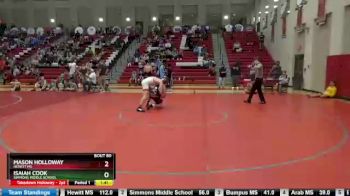 175 lbs Semifinal - Mason Holloway, Hewitt MS vs Isaiah Cook, Simmons Middle School