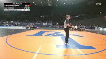 4A Boys 144 lbs Cons. Round 3 - Ivan Wagner, Newport Boys vs Jackson Swanson, North Bend Boys