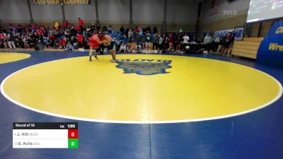 288 lbs Round Of 16 - Jayce Hitt, McDonald County (MO) vs Gary Avila, Bullard