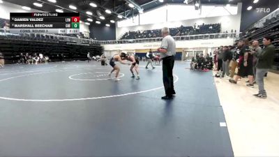 165 lbs Cons. Round 3 - Marshall Beecham, Cuesta College vs Damien Valdez, Lemoore College