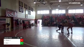 160 lbs Quarterfinal - Andrew Meyer, Nc vs Zane Cox, Va