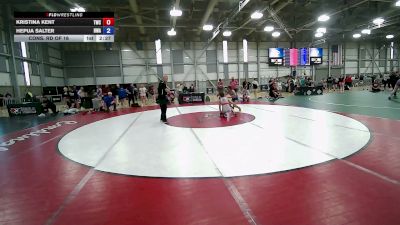 53 kg Cons. Rd Of 16 - Kristina Kent, Tornado Wrestling Club vs Hepua Salter, Hawaii Wrestling Academy