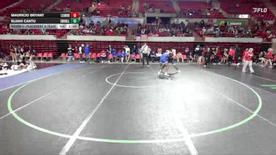 165 lbs Round 4 - Placement (4 Team) - Mauricio Bryant, Leander vs Elijah Cantu, Comal Smithson Valley