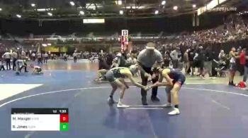 88 lbs Quarterfinal - Mack Mauger, American Falls WC vs Robert Jones, Poway Elite