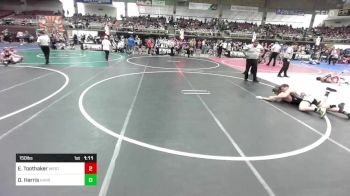 150 lbs Rr Rnd 3 - Ethan Toothaker, Western Slope Elite vs Dagen Harris, Harris Elite