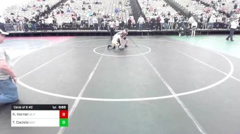 99-J lbs Consi Of 8 #2 - Kevin Horner, Islip vs Teagan Caciolo, Grit Mat Club