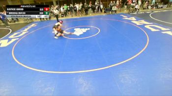 105 lbs 5th Place Match - Brissia Bucio, Unattached vs Justice Girod, Unattached