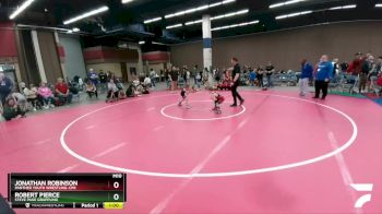 49 lbs Quarterfinal - Jonathan Robinson, Panther Youth Wrestling-CPR vs Robert Pierce, Steve Page Grappling