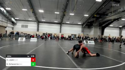 92 lbs 3rd Place - Archer Lopez, Black Fox Wrestling Academy vs Nicholas Echavarria, Salem Elite Mat Club