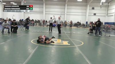 66 lbs Consi Of 8 #2 - Carson Ainsburg, Iron Faith WC vs Maison Fernandes, None