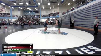 285 lbs Cons. Round 4 - Aiden McGinnis, Mountain View vs NaiMana Filivaolelei, Corner Canyon