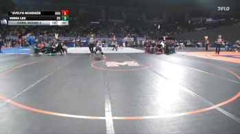 6A/5A Girls 130 Cons. Round 2 - Evelyn McKenzie, Southridge Girls vs Emma Lee, Eagle Point Girls