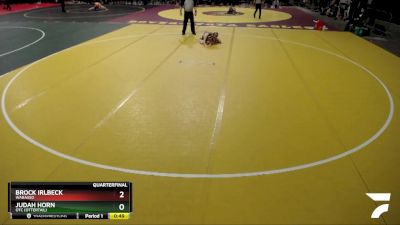 75 lbs Quarterfinal - Judah Horn, OTC (Ottertail) vs Brock Irlbeck, Wabasso