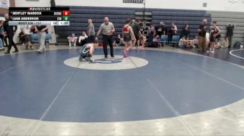 117 lbs Semifinal - Bentley Maddox, Brothers Of Steel Wrestling Club vs Liam Anderson, 208 Spartan WC