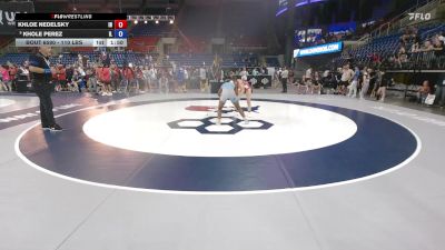 110 lbs Cons. Rd Of 16 - Khloe Nedelsky, IN vs Khole Perez, IL