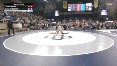 110 lbs Cons. Sub-rd Of 32 - Sofia Salas, NC vs Olivia Anderson, SD