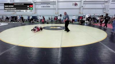 70 lbs Consolation - Sam Levine, MD vs Pierce Davich, OH