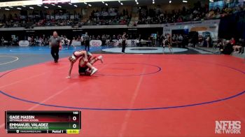 140 lbs Cons. Semi - Gage Massin, Ketchikan High School vs Emmanuel Valadez, South Anchorage High School