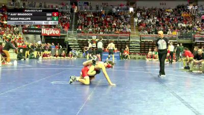 3A-126 lbs Cons. Round 4 - Ajay Braddock, Boone vs Noah Phillips, Council Bluffs Thomas Jefferson