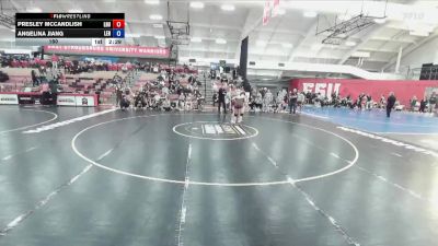 160 lbs Semis & Wb - Presley McCandlish, Lock Haven University vs Angelina Jiang, Lehigh