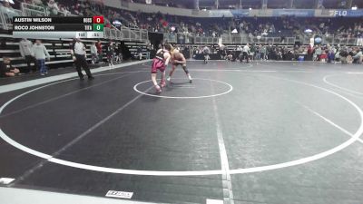 125 lbs 5th Place - Austin Wilson, Rossville vs Roco Johnston, Titan Wrestling Institute
