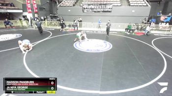 112 lbs Champ. Round 1 - Ja Niya George, Hoover Mat Masters vs Madison Pangburn, Mesa Verde High School Wrestling