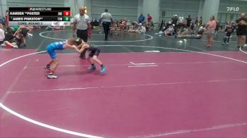 60 lbs Cons. Round 2 - James Pinkston**, Tier One Wrestling vs Kamden **Foster, Journeymen Wrestling Club
