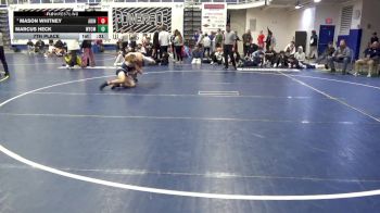 133 lbs 7th Place - Mason Whitney, Abington Heights vs Marcus Heck, Wyoming Seminary