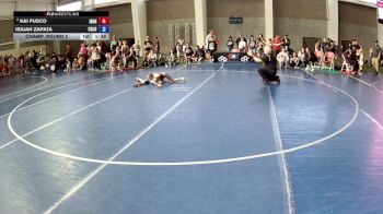 43 lbs Champ. Round 2 - Kai Fusco, Idaho vs Isaiah Zapata, Colorado