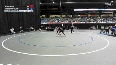 160 lbs Champ. Round 1 - Jayla Ford, Hastings vs Hailee Crosland, Baker