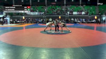 6A 106 lbs 5th Place Match - Ty Goggans, Fort Payne vs Dean Farque, Oxford