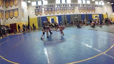 130 lbs Round 1 (6 Team) - Amelia McKnight, Head Hunters vs Sara Goodman, Black Hive