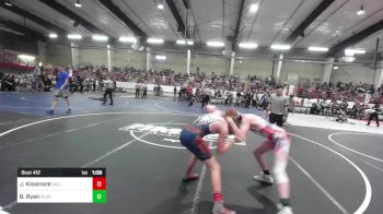 130 lbs Quarterfinal - Jayce Kisamore, Valley Bad Boys vs Blake Ryan, Cedaredge Wrestling Club